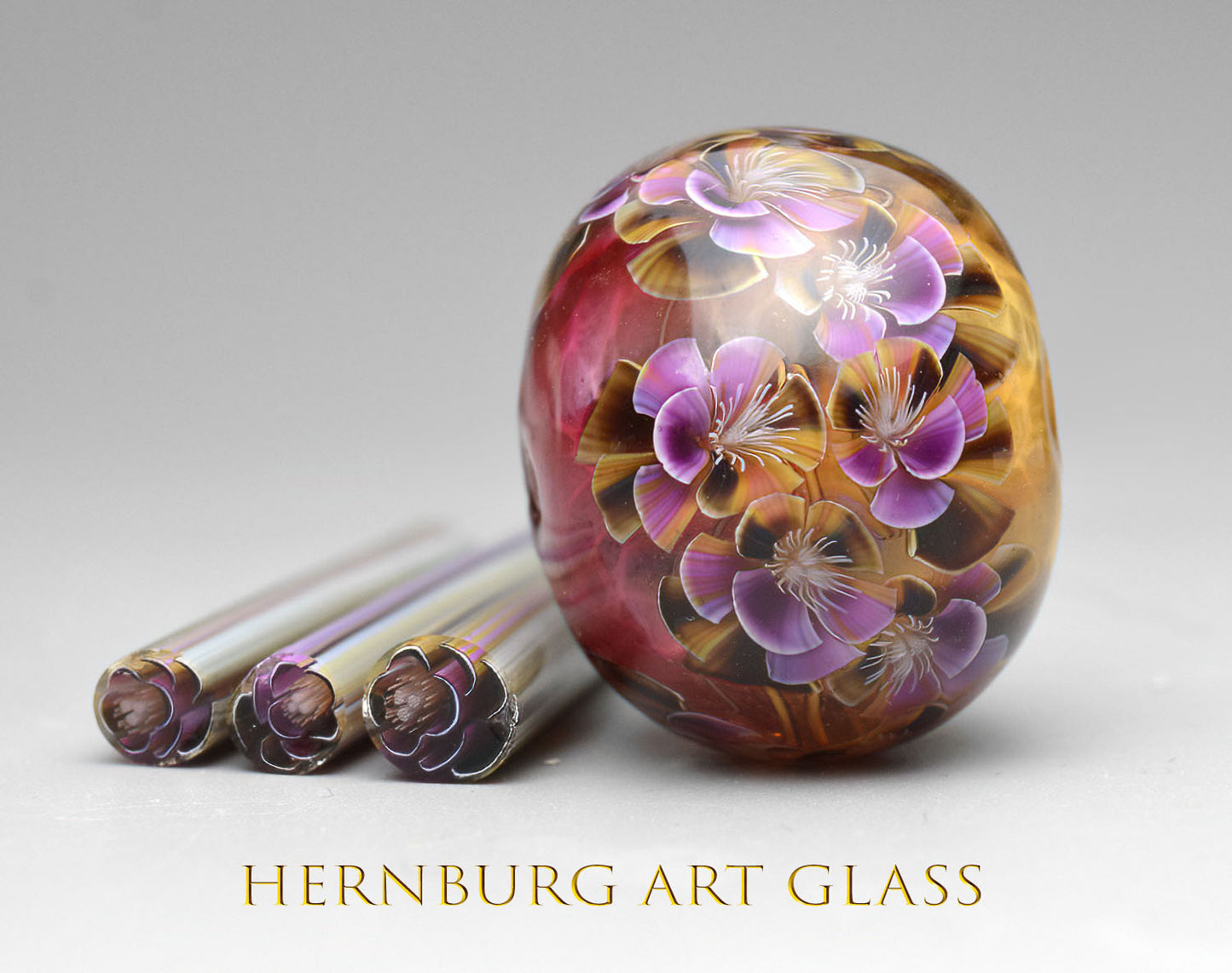 Murini flowers. MUSCAT. Sticks 5 cm long. Materials for lampwork. Glass COE104