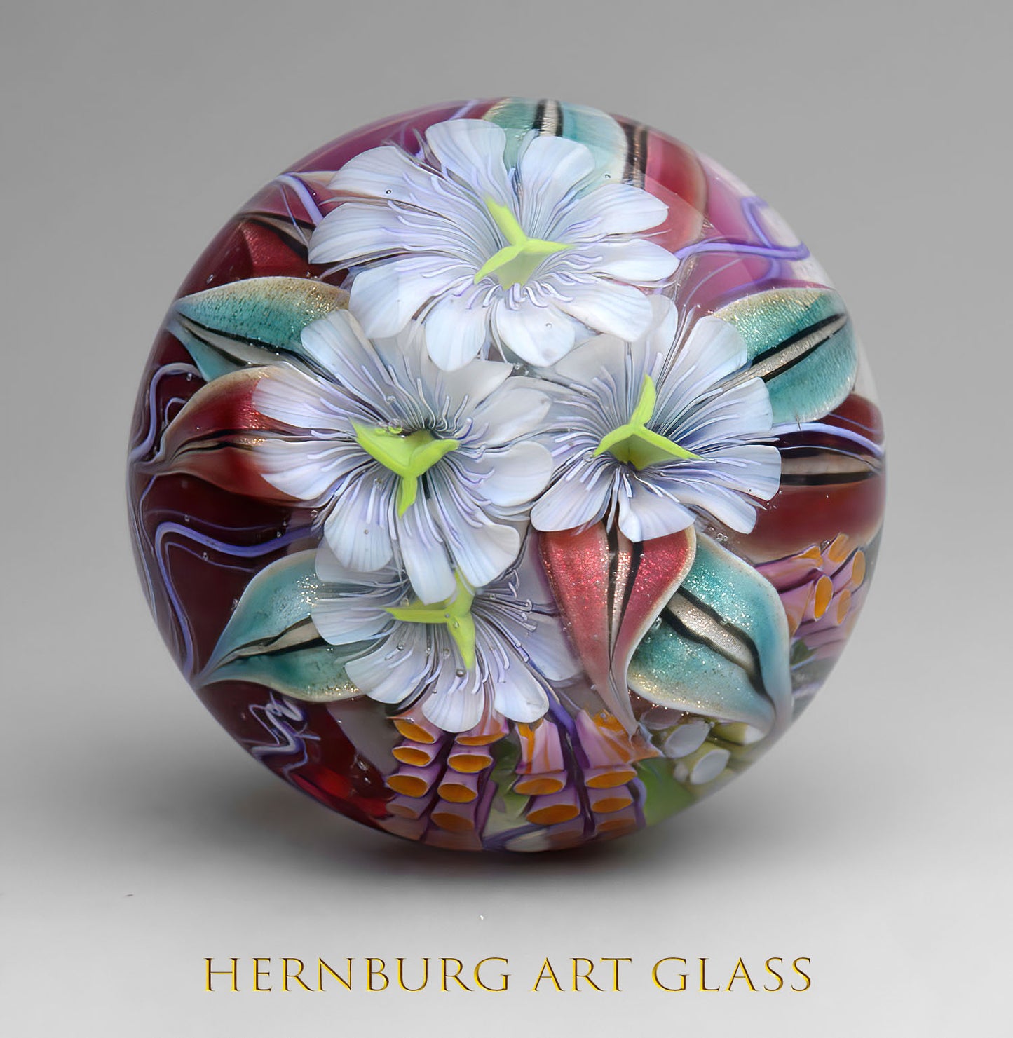 Marble. Collectible Sphere "Turbulence: Cyclone Eye”. Glass. . Diameter — 40 mm (1.57”)