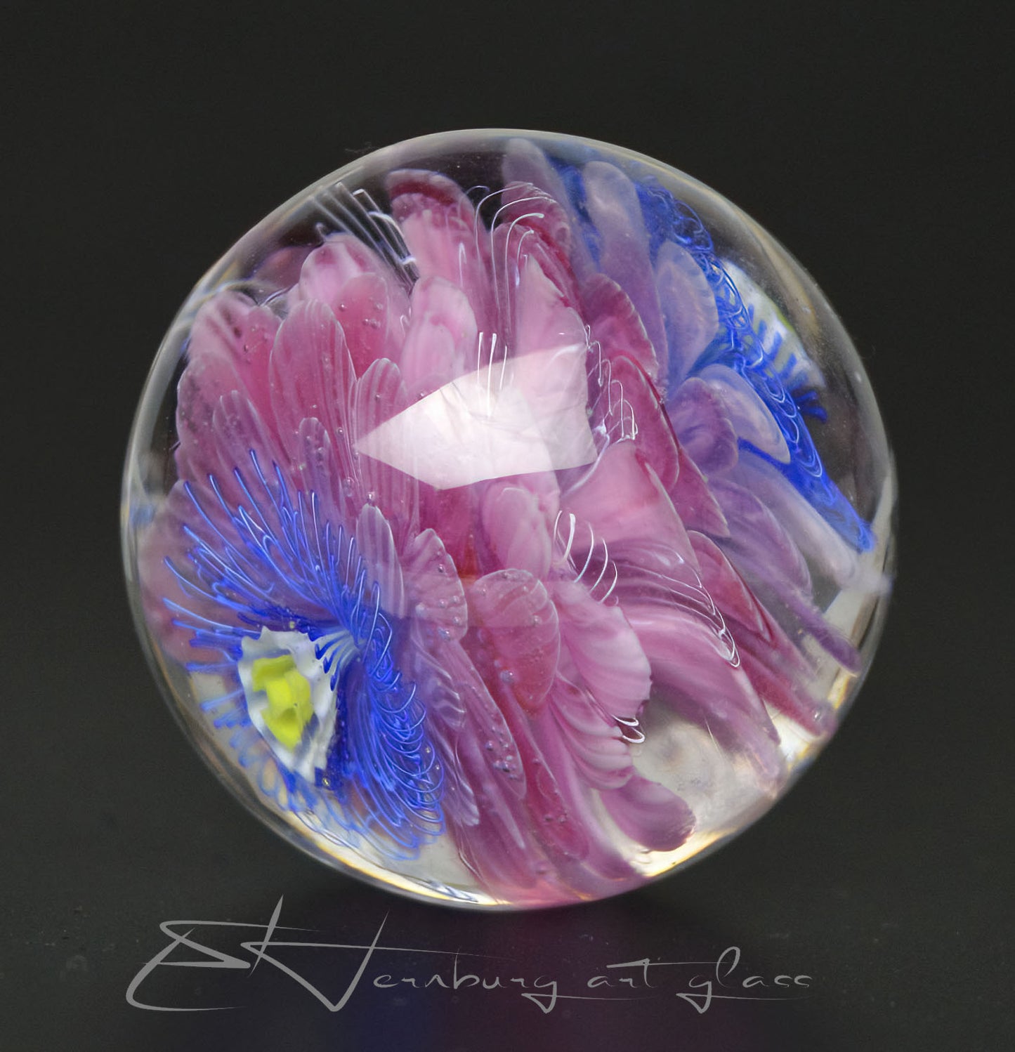 Marble. Collectible ball. Diameter 44 mm - 1.73 inch