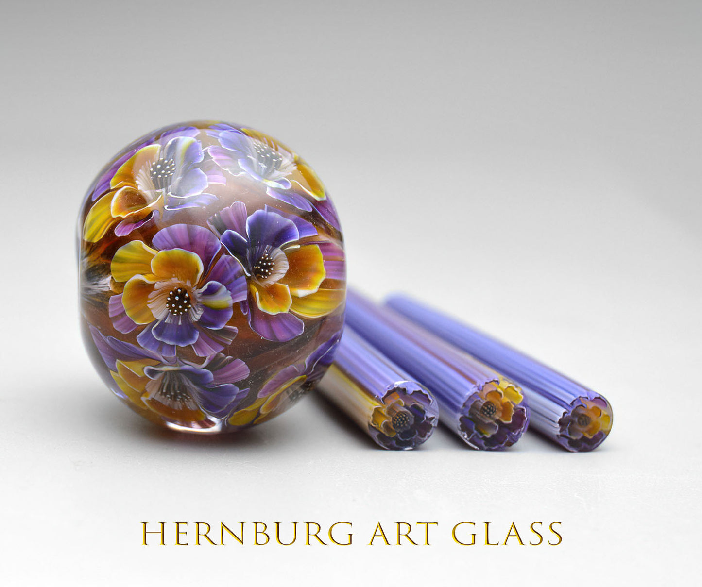 Murini flowers. ASTARTE. Sticks 5 cm long. Materials for lampwork. Glass COE104