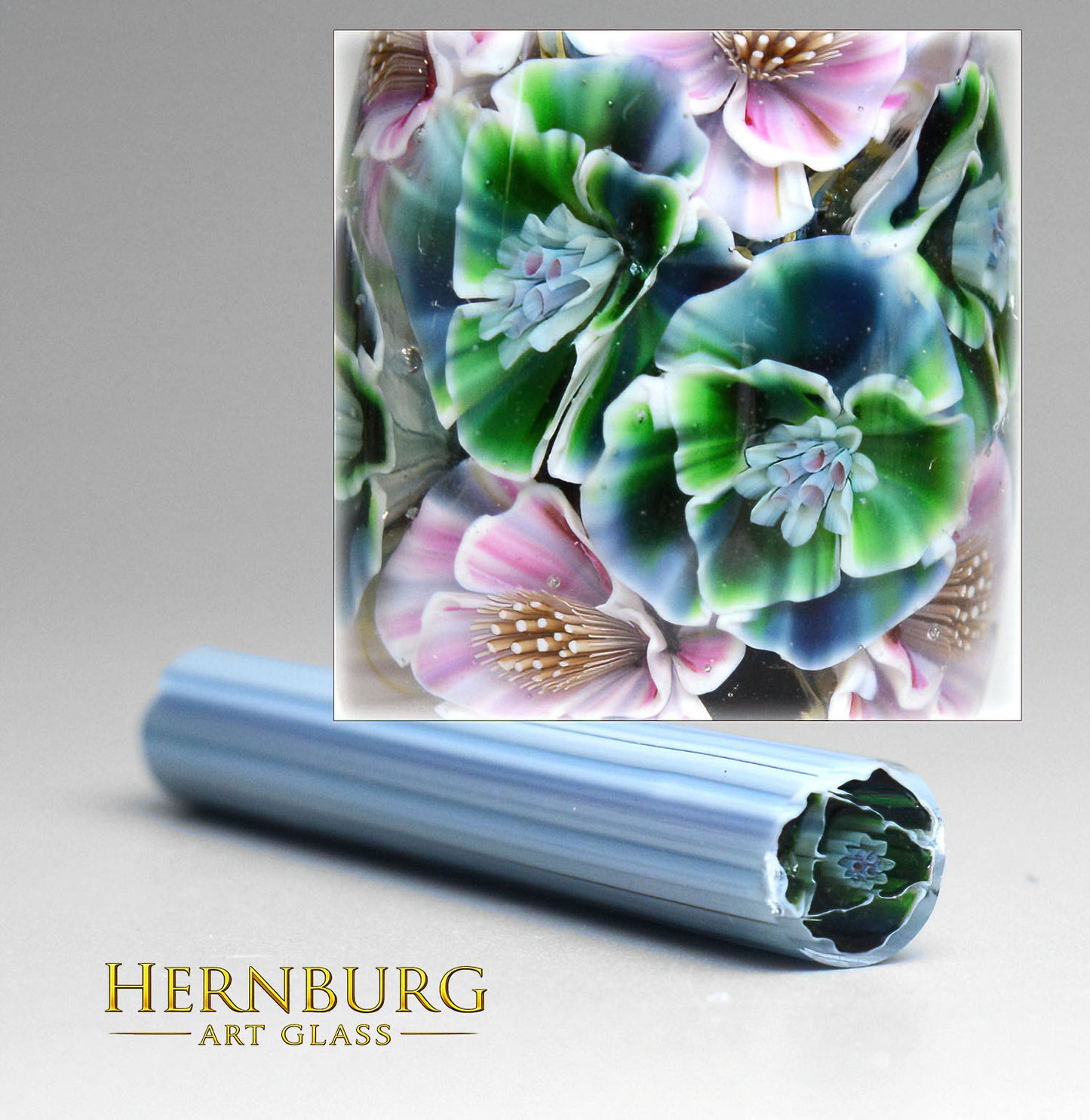 Murini flowers. COPPER MOUNTAIN QUEEN . Sticks 5 cm long. Materials for lampwork. Glass COE104