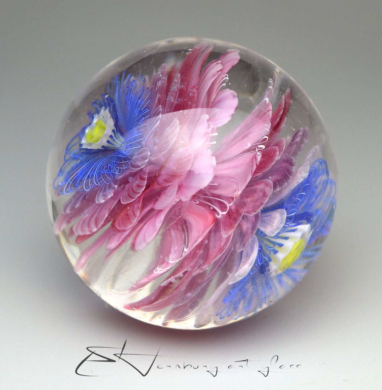 Marble. Collectible ball. Diameter 44 mm - 1.73 inch