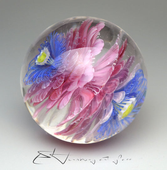 Marble. Collectible ball. Diameter 44 mm - 1.73 inch