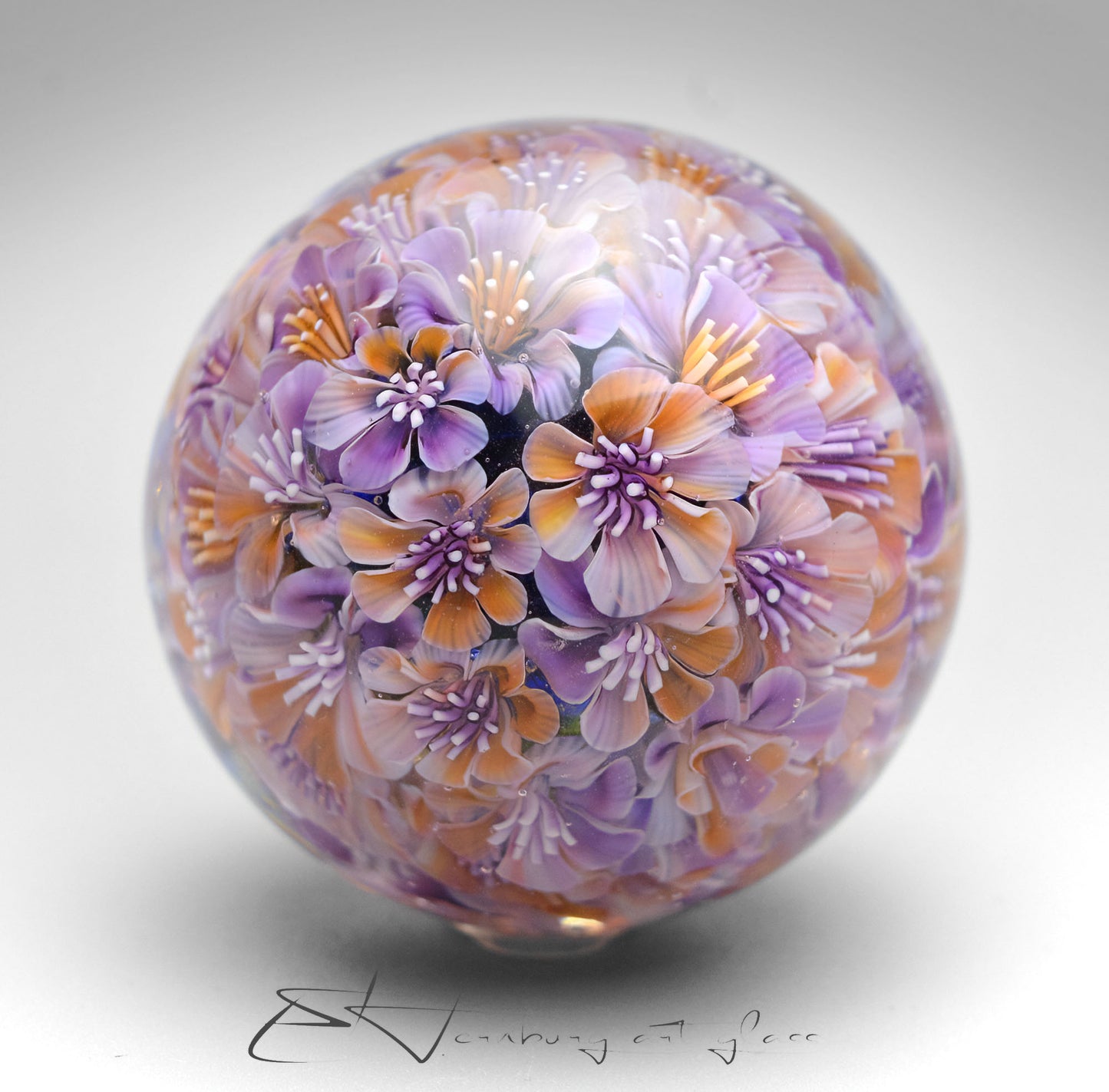 Marble. Collectible ball. Diameter 44 mm - 1.73 inch