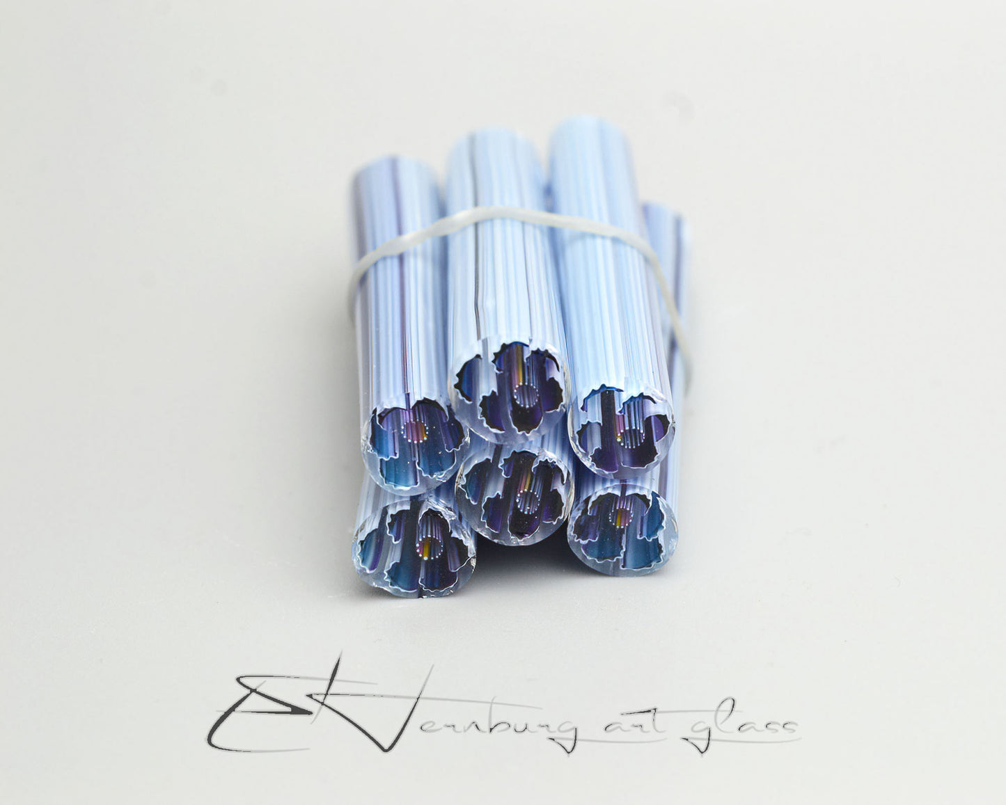 Murini flowers. Sticks 5 cm long. Materials for lampwork. Glass COE104