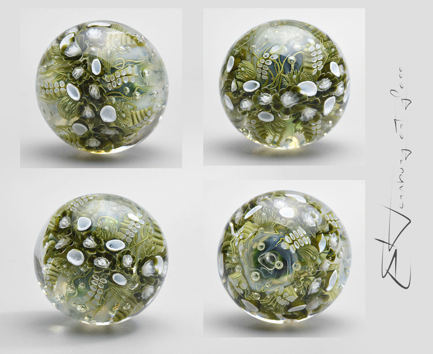 Marble. Collectible ball. Diameter 55 mm - 2.16 inch