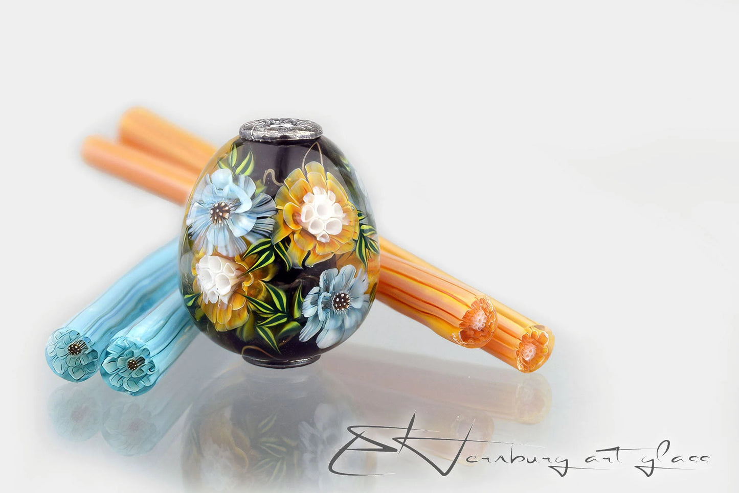 Murini. Sticks 5 cm long. Materials for lampwork. Glass COE104