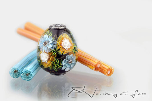 Murini. Sticks 5 cm long. Materials for lampwork. Glass COE104