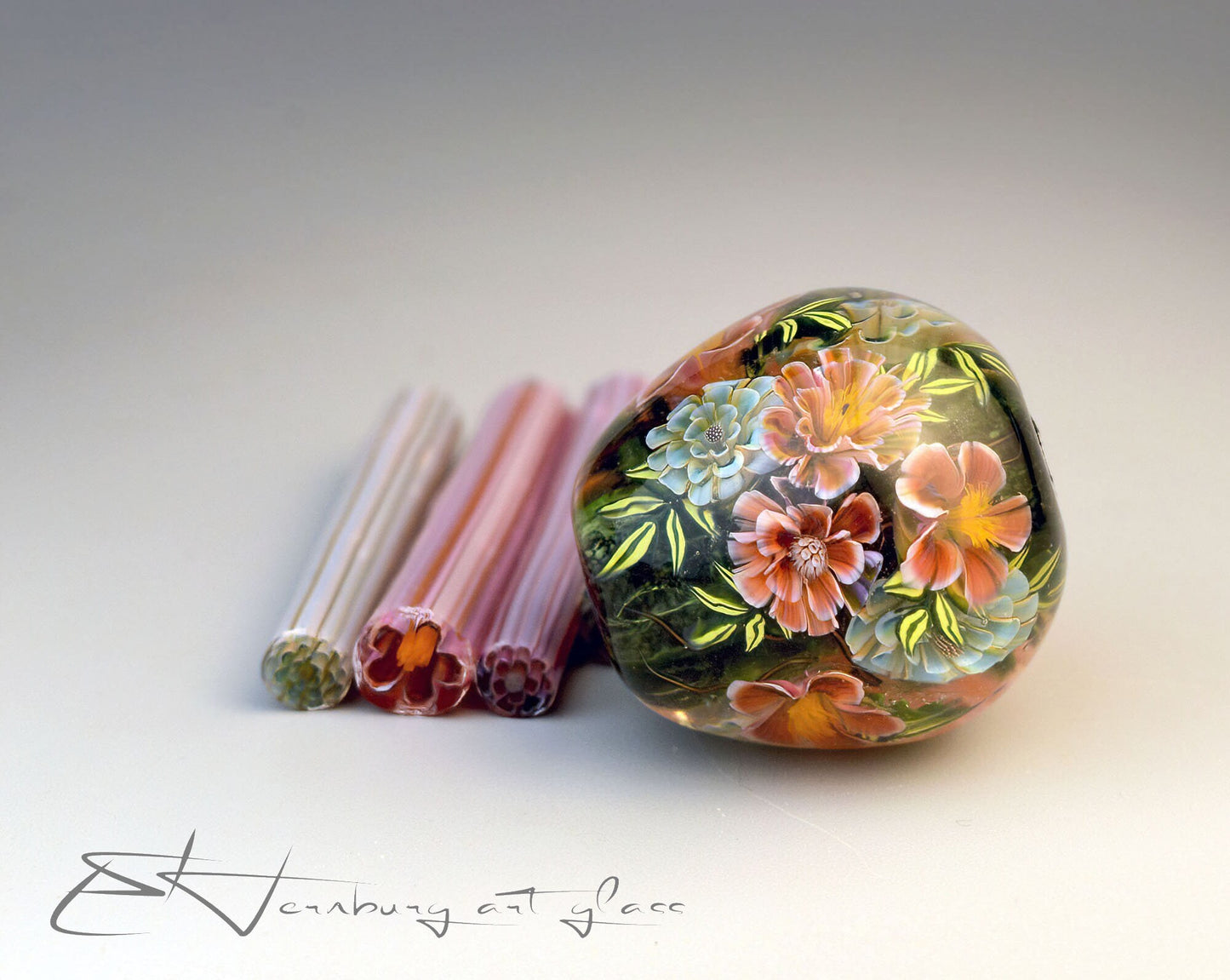 Murini. Sticks 5 cm long. Materials for lampwork. Glass COE104