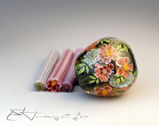 Murini. Sticks 5 cm long. Materials for lampwork. Glass COE104