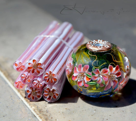 Murini. Sticks 5 cm long. Materials for lampwork. Glass COE104