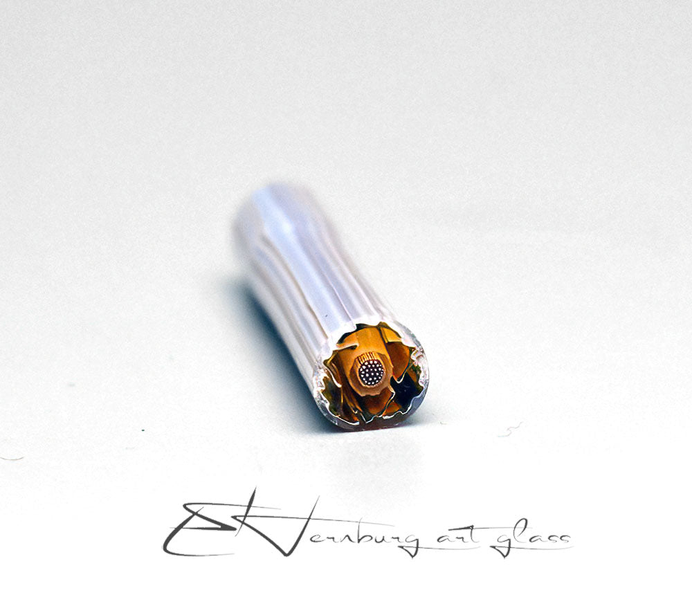 Murini flowers. Sticks 5 cm long. Materials for lampwork. Glass COE104