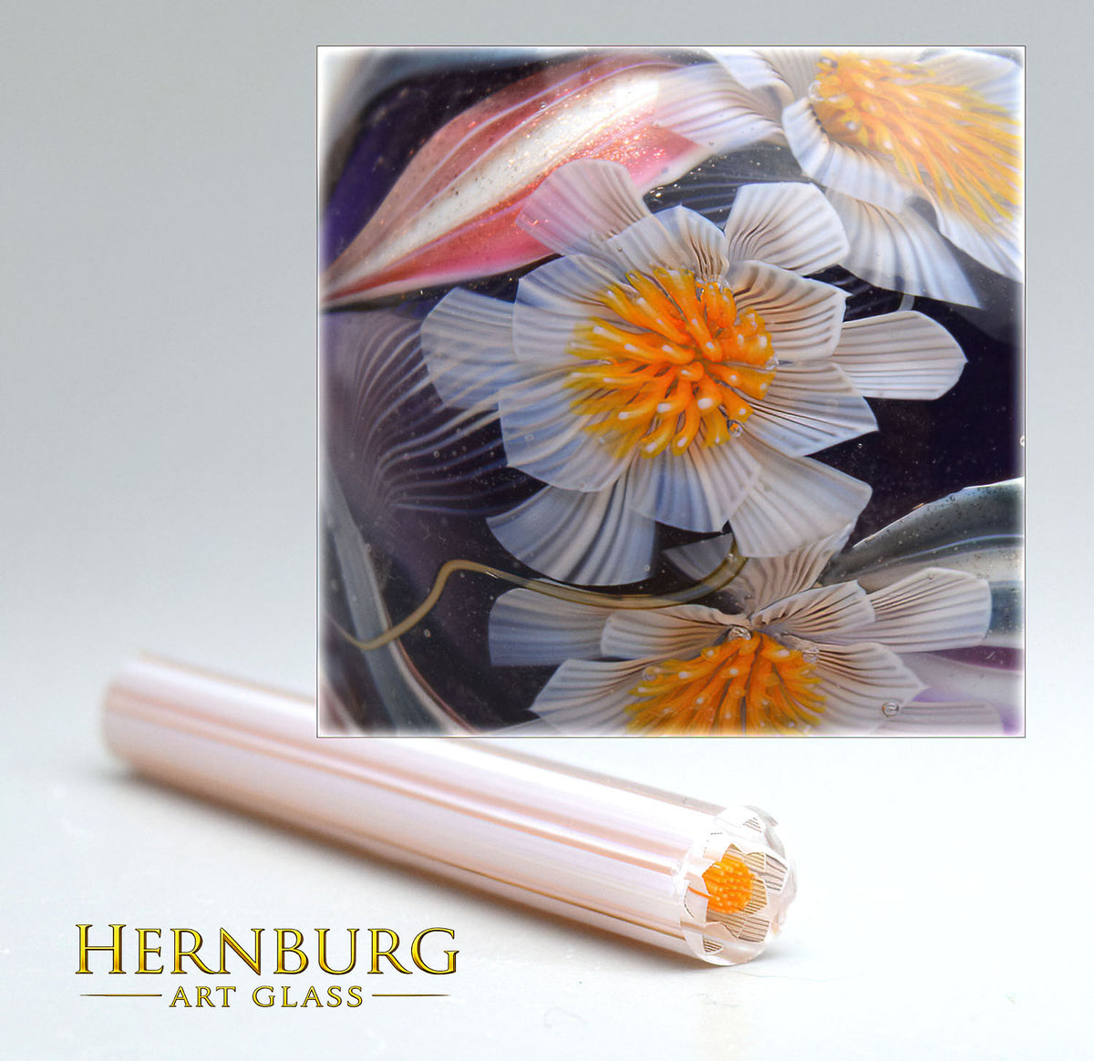 Murini flowers. Coronet . Sticks 5 cm long. Materials for lampwork. Glass COE104