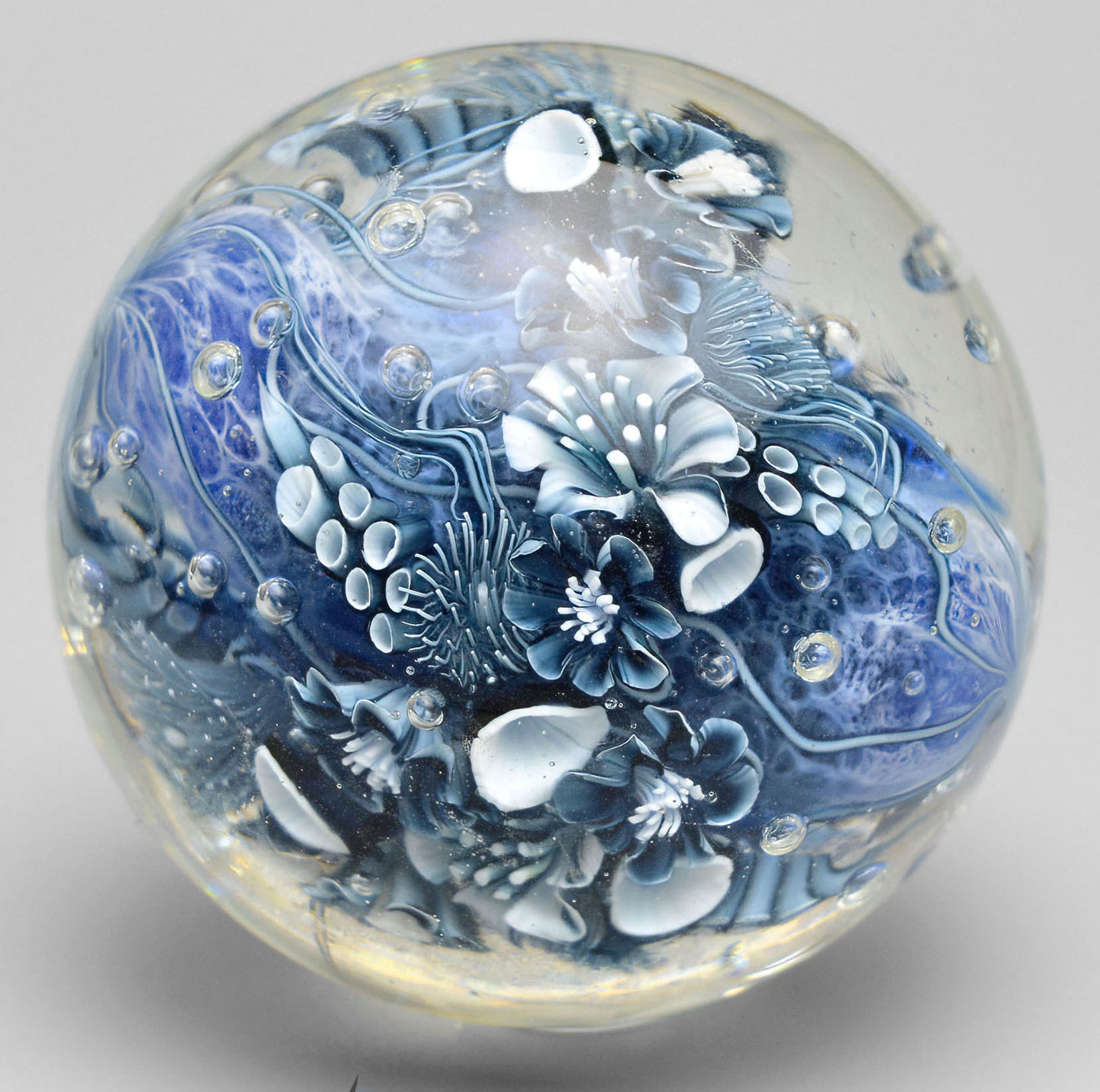 Marble. Collectible ball. Diameter 55 mm - 2.16 inch