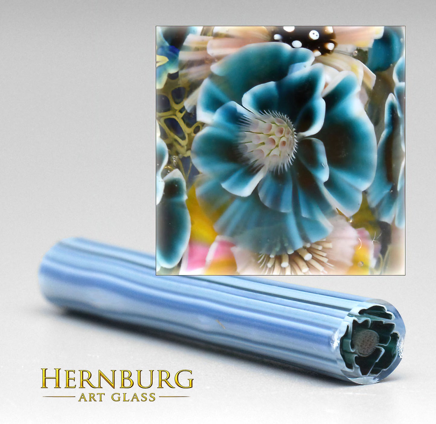 Murini flowers. MERMAID QUEEN . Sticks 5 cm long. Materials for lampwork. Glass COE104