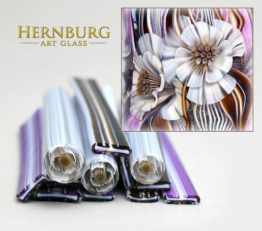 Opal Queen Murrini &amp; Double-Sided Petal Ribbons