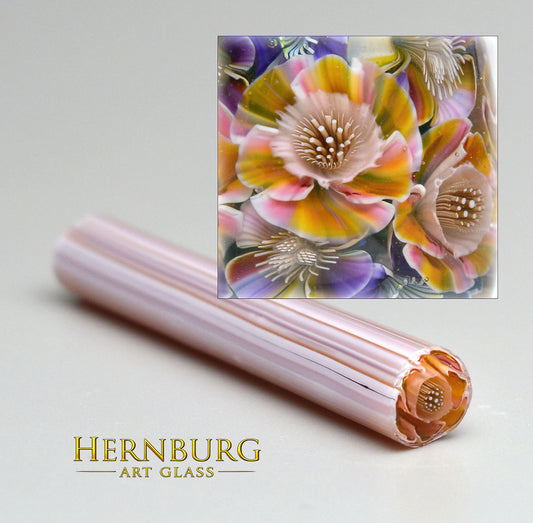 Murini flowers. SUNSET QUEEN . Sticks 5 cm long. Materials for lampwork. Glass COE104