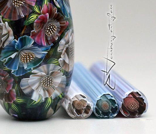 Murrini Set – 3 sticks of 50 mm, COE 104