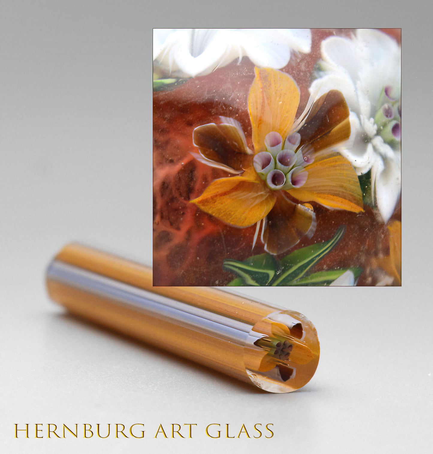Murini flowers. ORHIA. Sticks 5 cm long. Materials for lampwork. Glass COE104
