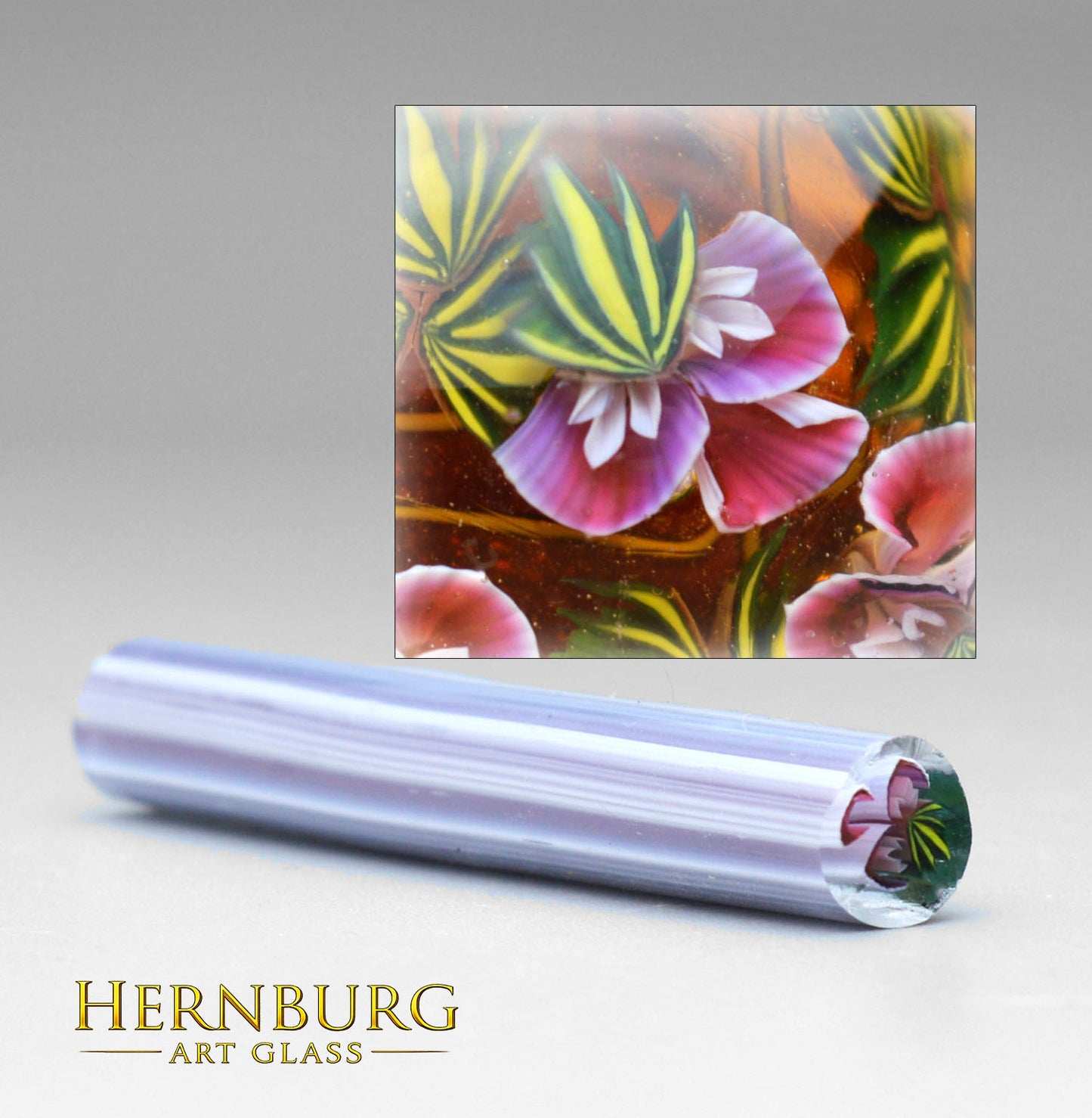 Murini flowers. ELFIN FLOWER- PINK. Sticks 5 cm long. Materials for lampwork. Glass COE104
