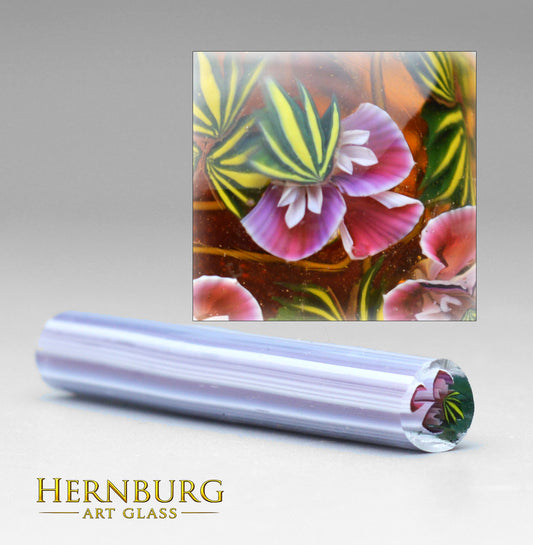 Murini flowers. ELFIN FLOWER- PINK. Sticks 5 cm long. Materials for lampwork. Glass COE104
