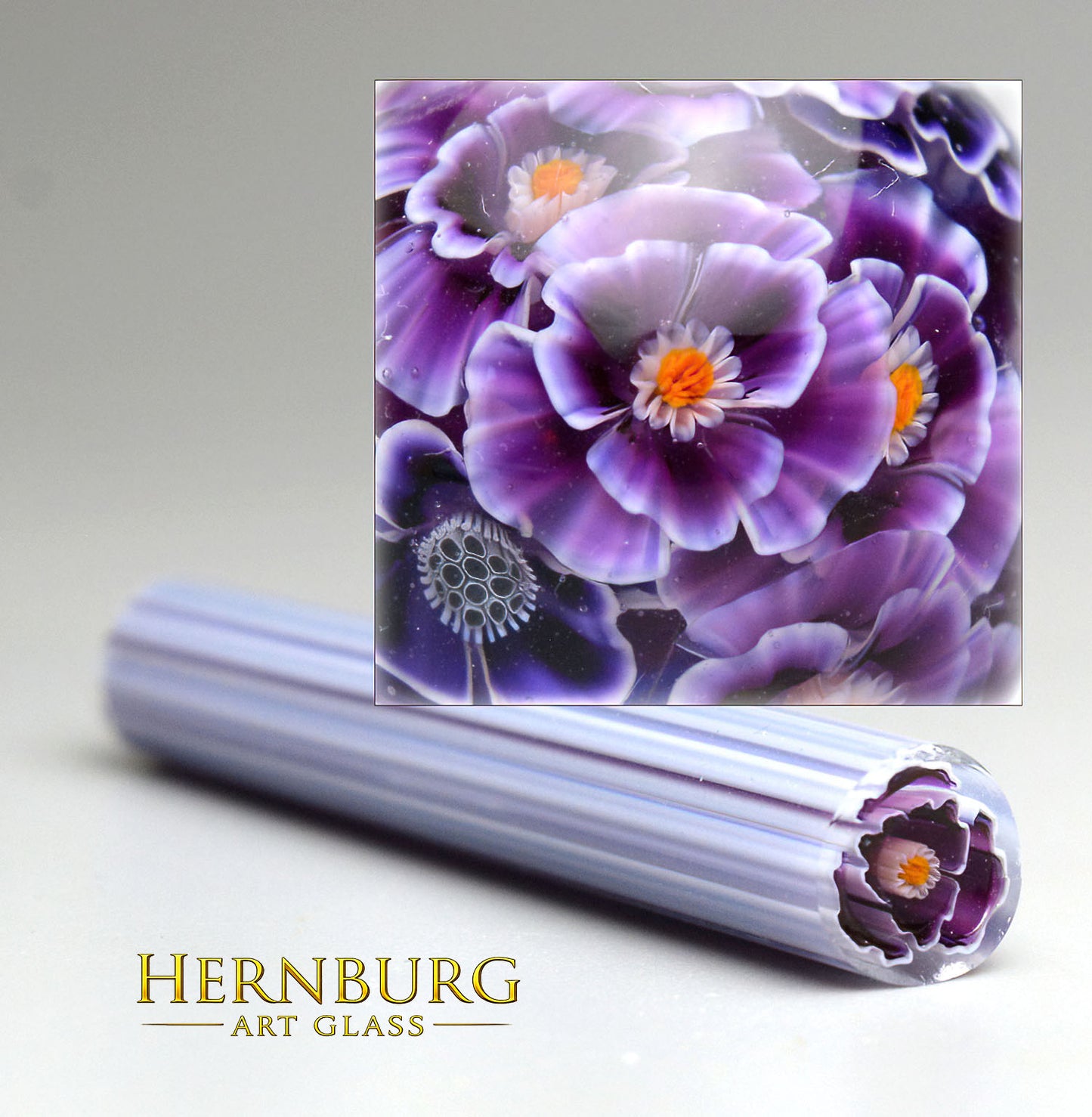 Murini flowers. IMPERIAL QUEEN . Sticks 5 cm long. Materials for lampwork. Glass COE104
