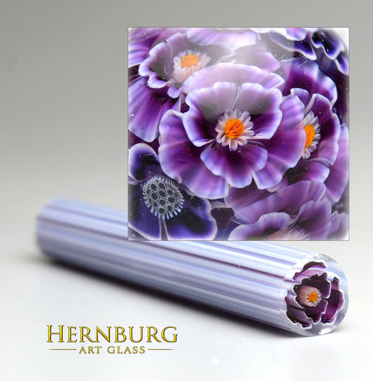 Murini flowers. IMPERIAL QUEEN . Sticks 5 cm long. Materials for lampwork. Glass COE104