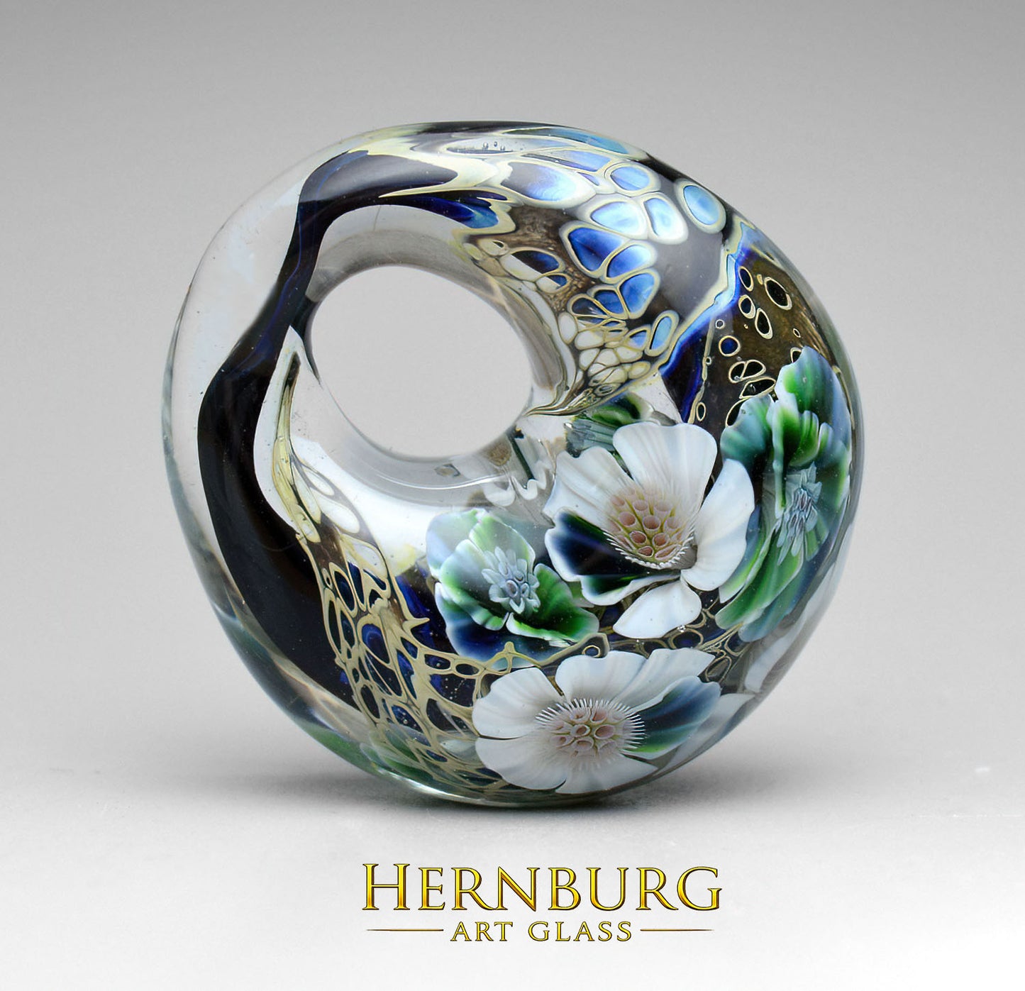Pendant. Lampwork glass pendant. “MAVERICK”