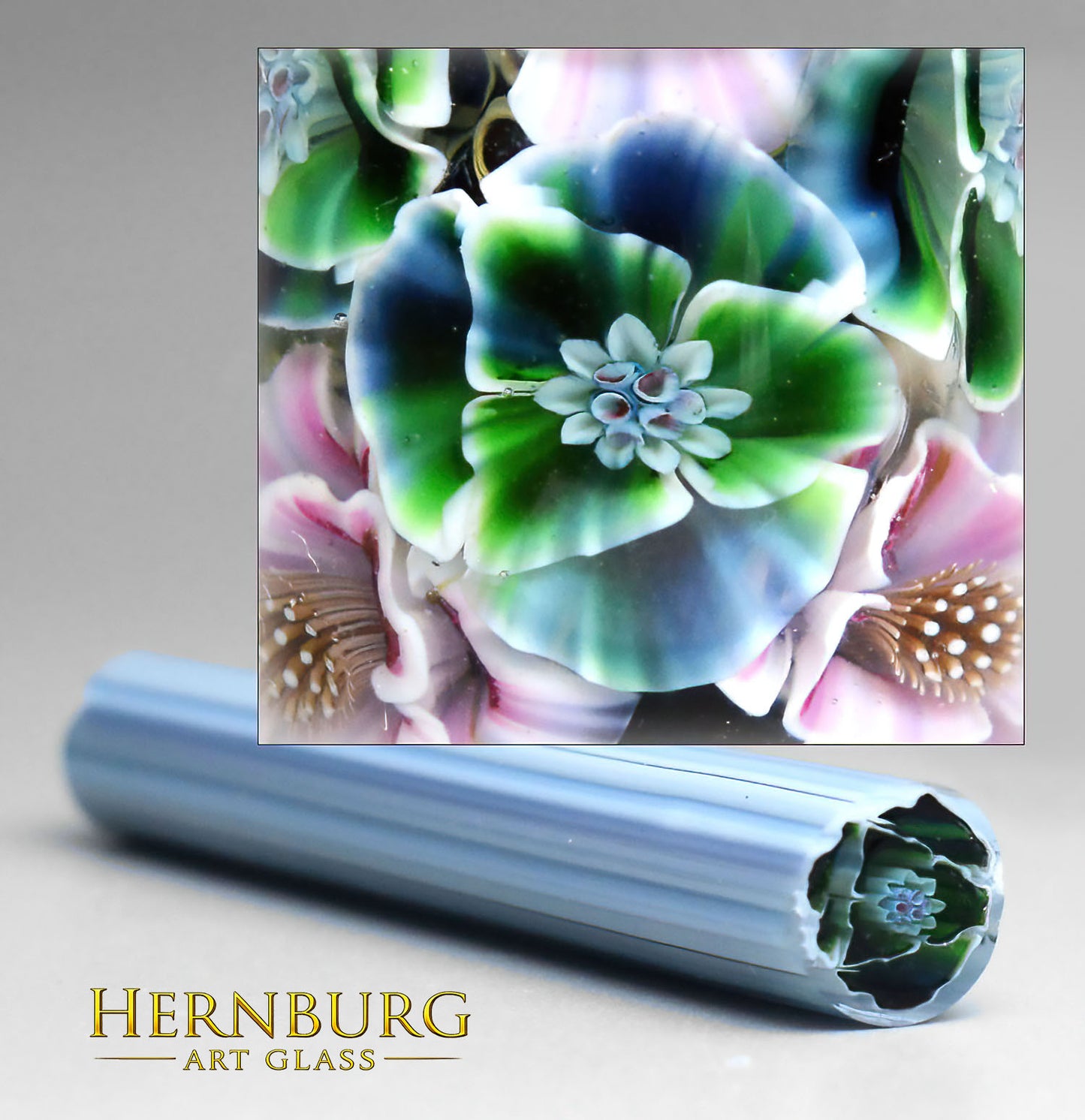 Murini flowers. COPPER MOUNTAIN QUEEN . Sticks 5 cm long. Materials for lampwork. Glass COE104