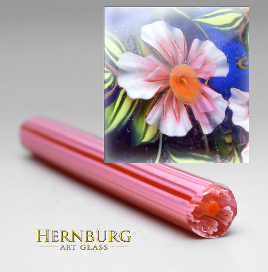 Murini flowers. PLUMOSA. Sticks 5 cm long. Materials for lampwork. Glass COE104