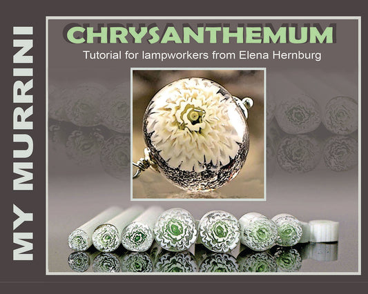 Chrysanthemums. Tutorial for lampworkers.