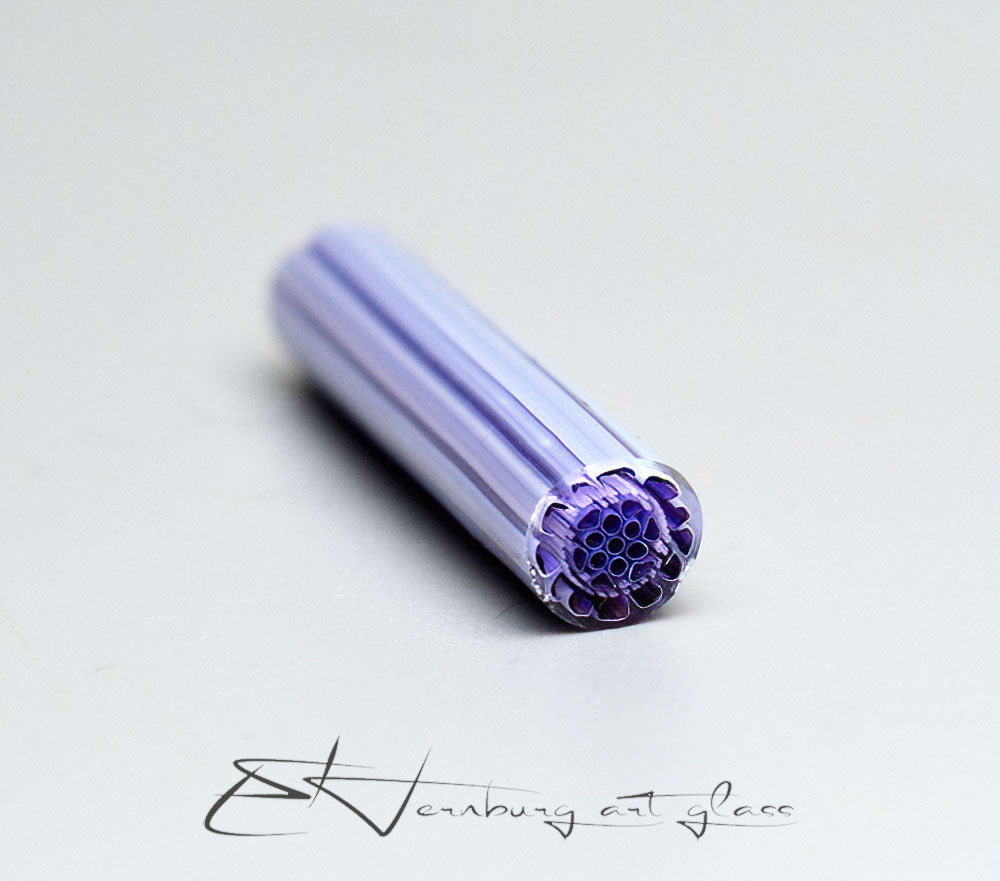 Murini flowers. Lavender Astron. Sticks 5 cm long. Materials for lampwork. Glass COE104