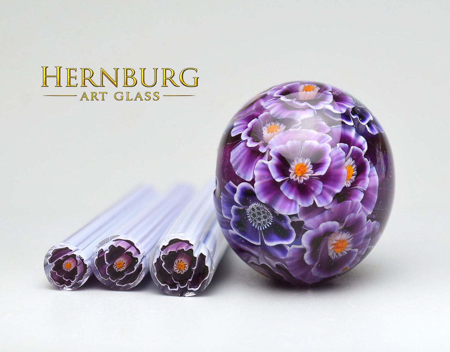 Murini flowers. IMPERIAL QUEEN . Sticks 5 cm long. Materials for lampwork. Glass COE104