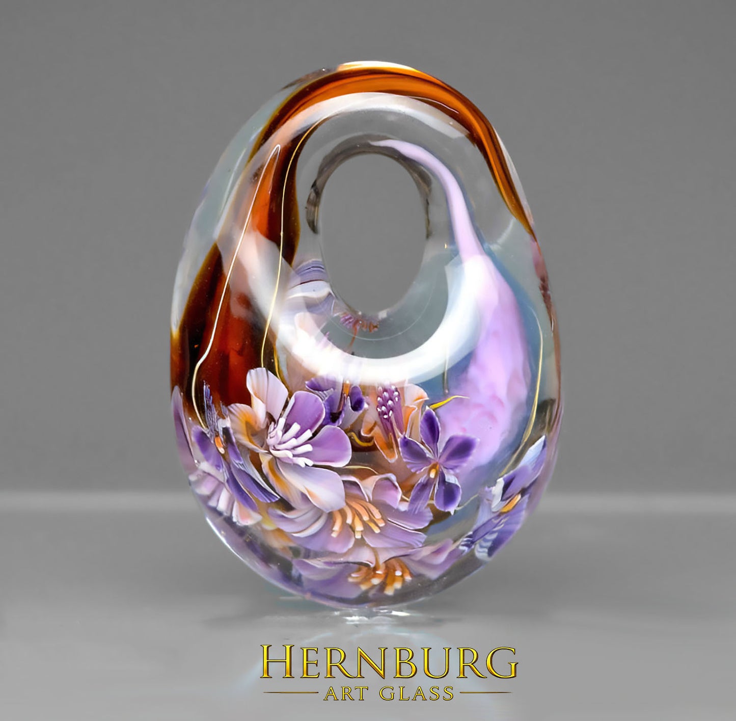 Pendant. Lampwork glass pendant. “CHARMER”