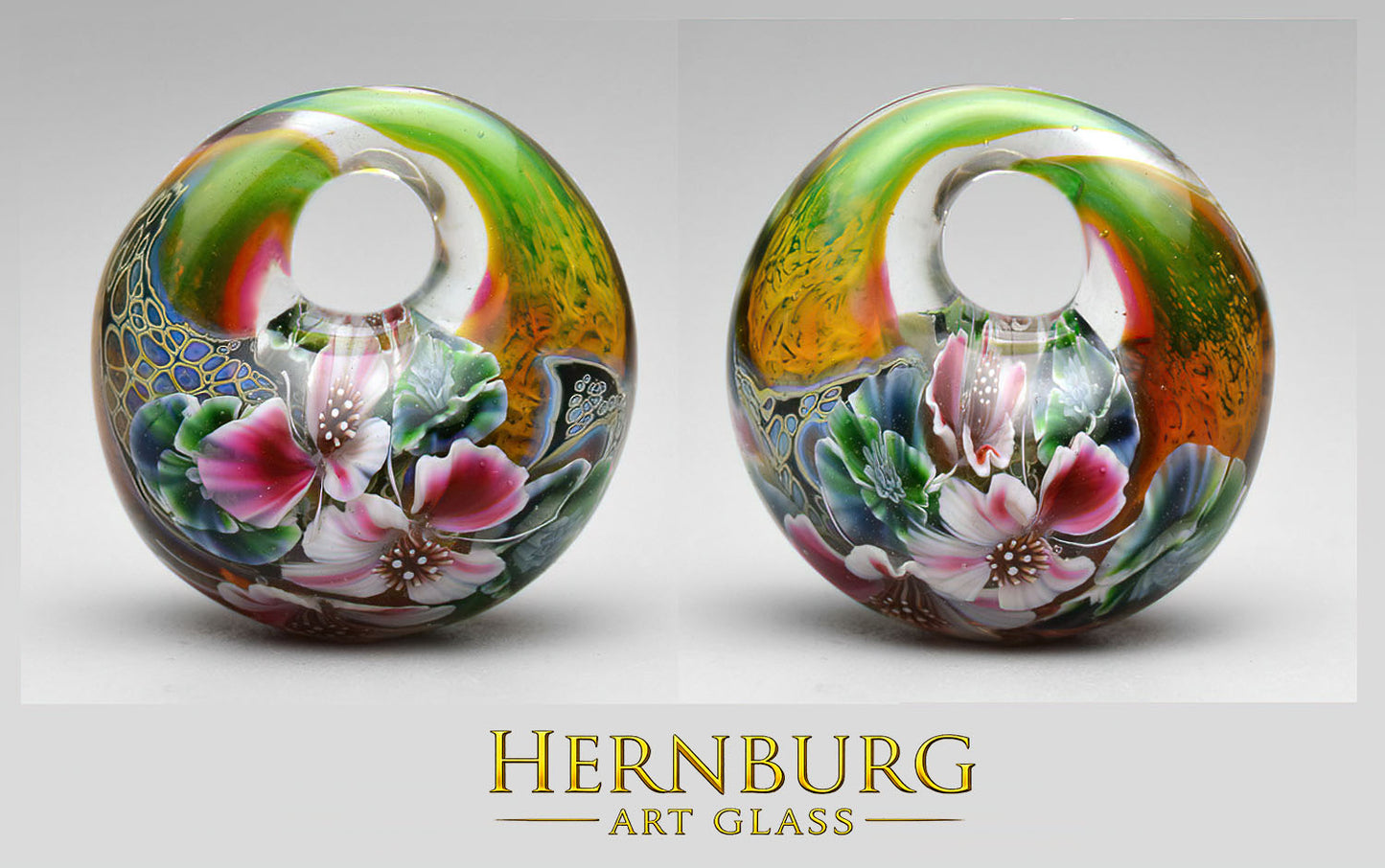 Pendant. Lampwork glass pendant. “MINX”