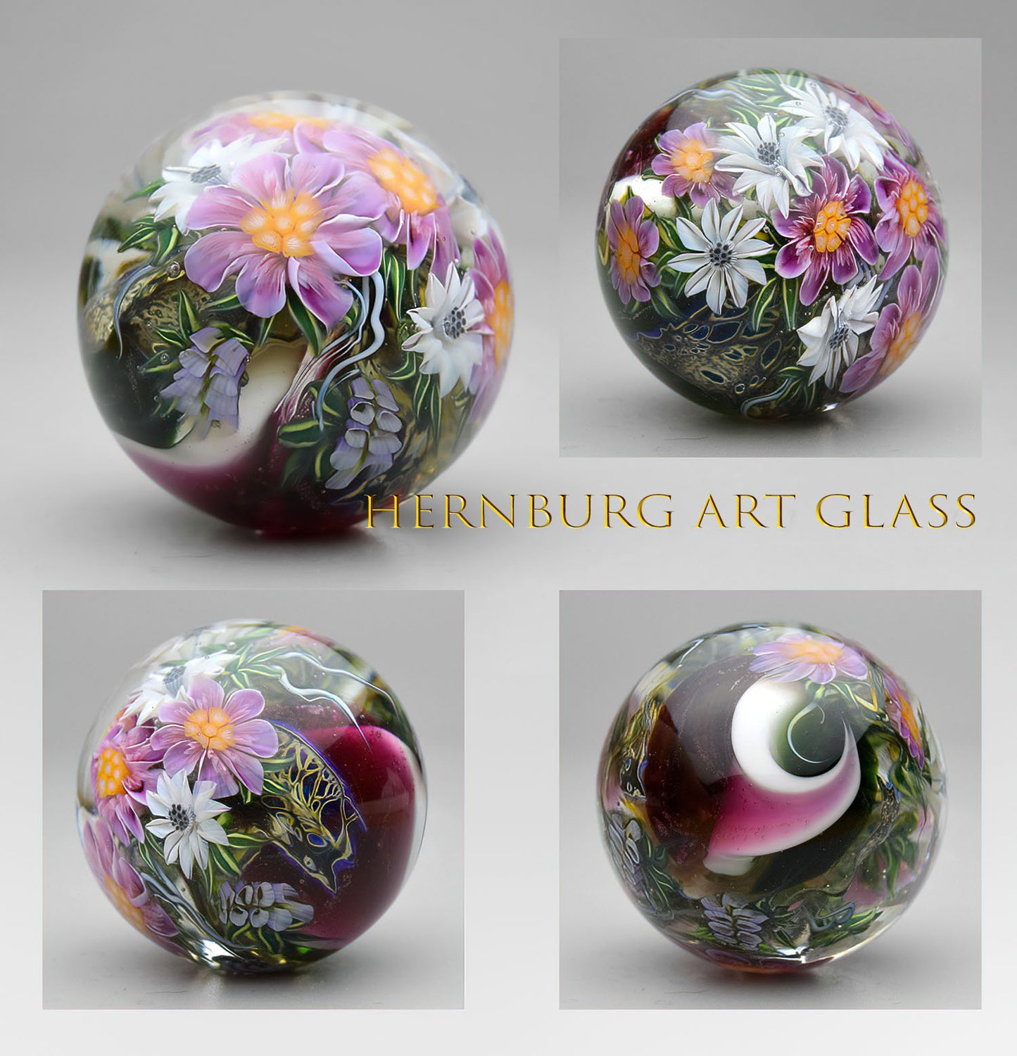 Marble. Collectible Sphere “Turbulence: Vortex”. Glass. . Diameter — 40 mm (1.57”)