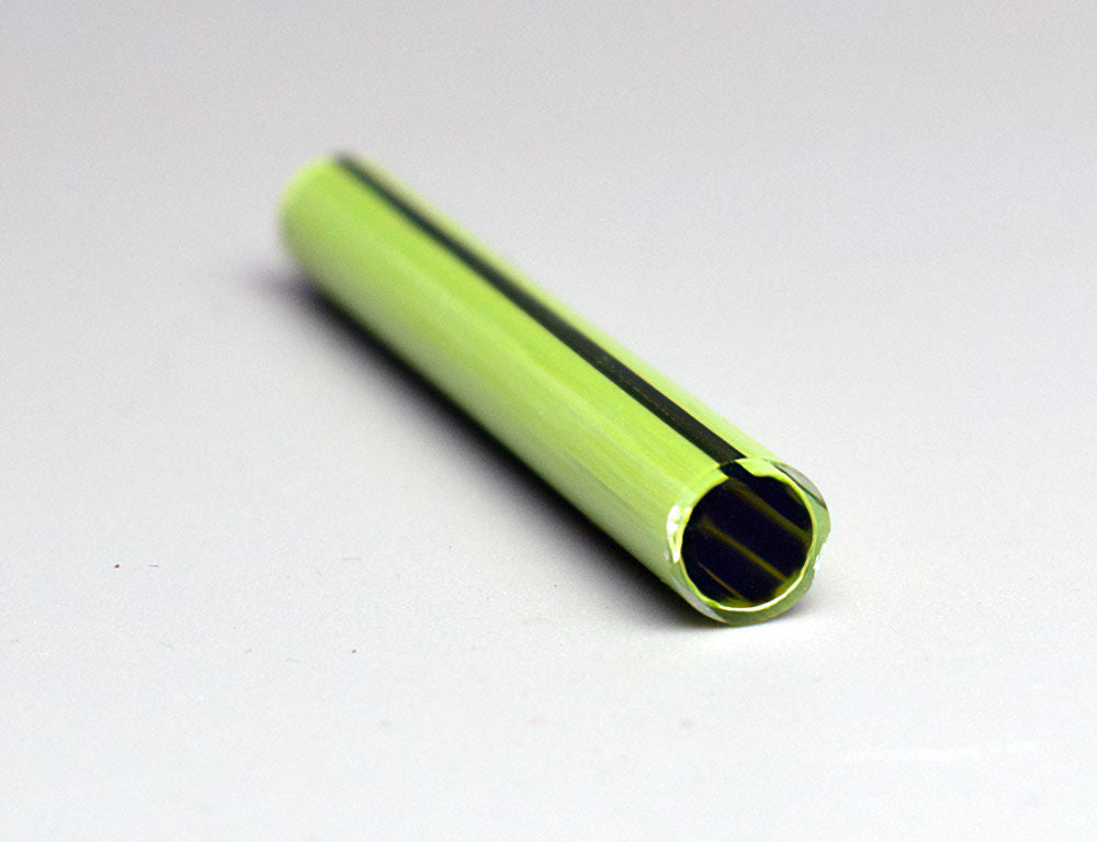 Murini green leaves. Sticks 5 cm long. Materials for lampwork. Glass COE104