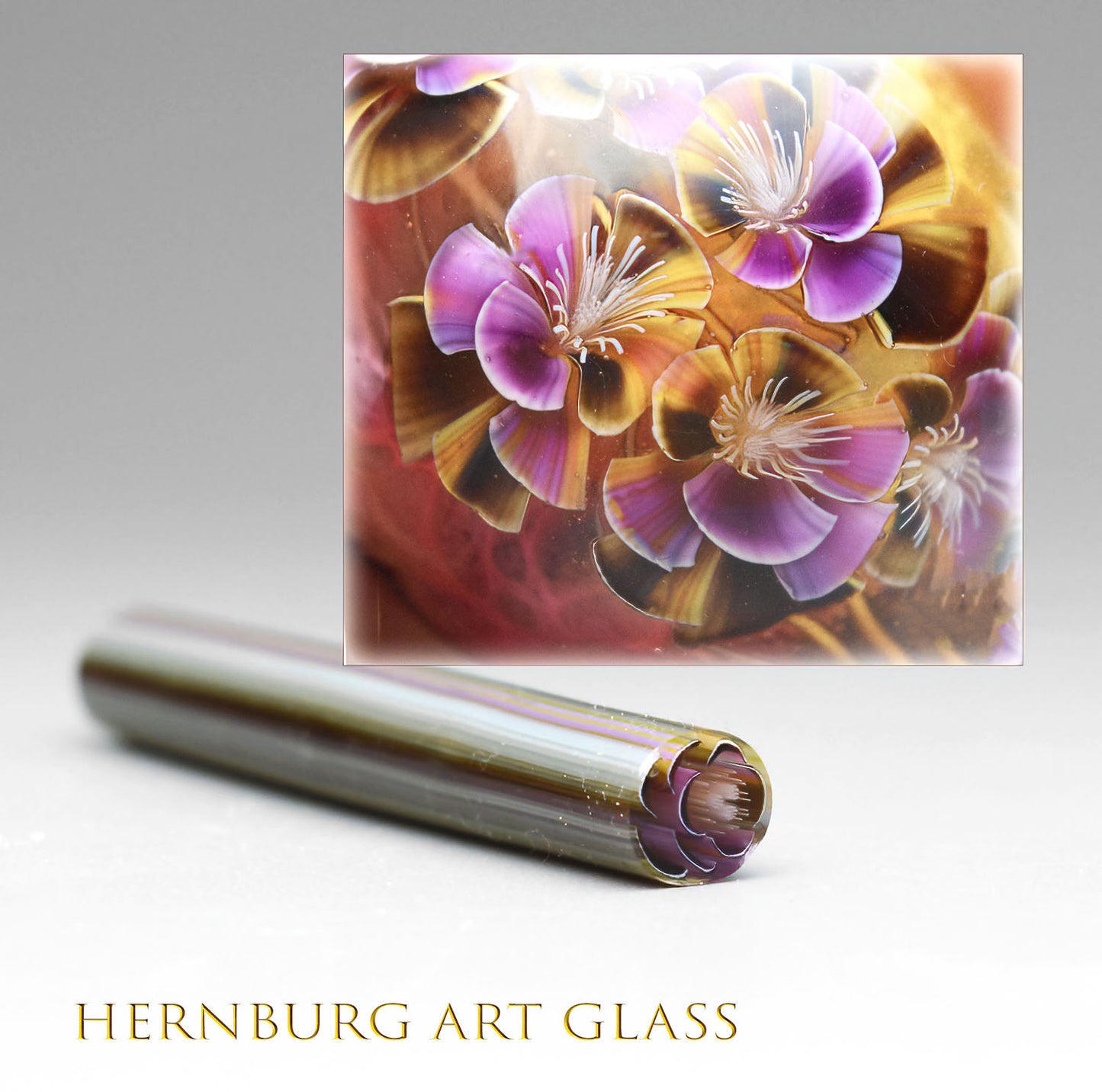 Murini flowers. MUSCAT. Sticks 5 cm long. Materials for lampwork. Glass COE104