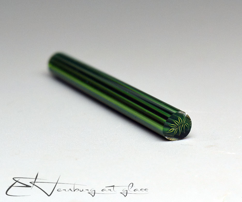 Murini foliage. Sticks 5 cm long. Materials for lampwork. Glass COE104