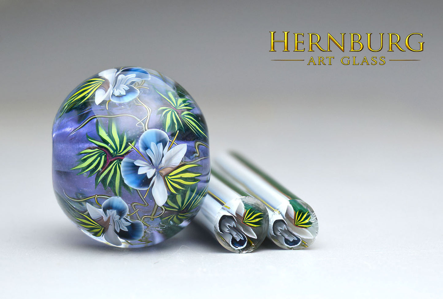 Murini flowers. ELFIN FLOWER. Sticks 5 cm long. Materials for lampwork. Glass COE104