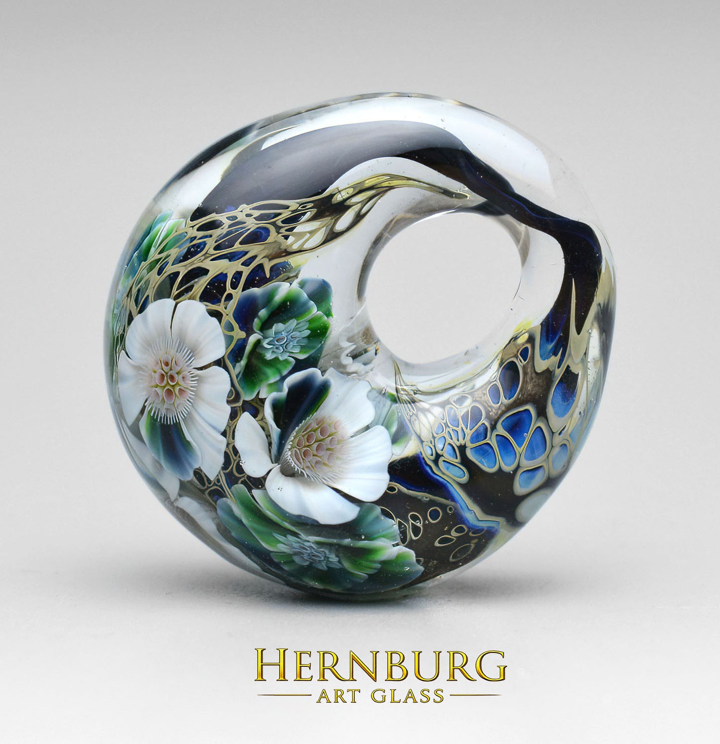 Pendant. Lampwork glass pendant. “MAVERICK”