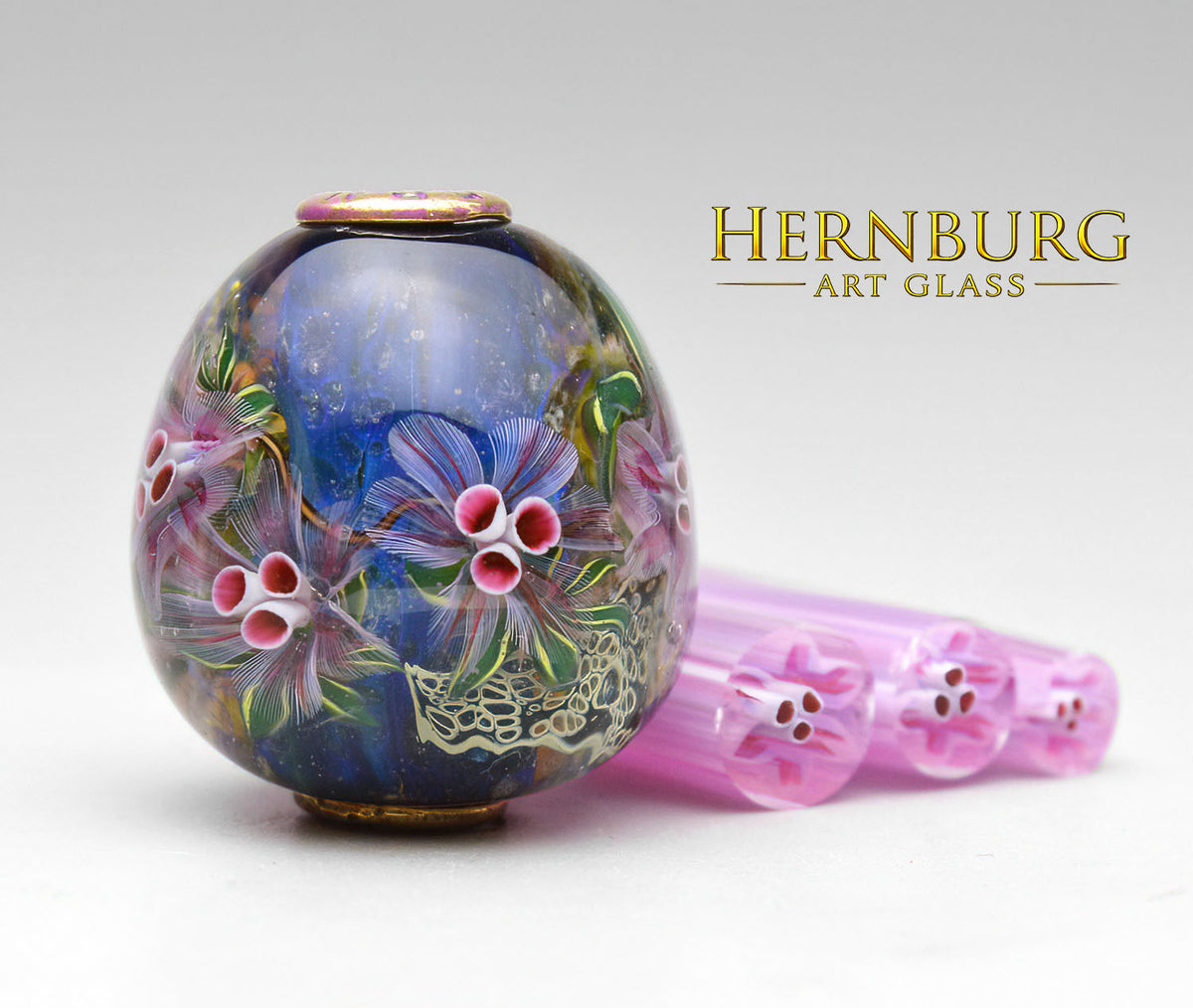 Murini flowers. FANFARE . Sticks 5 cm long. Materials for lampwork. Glass COE104