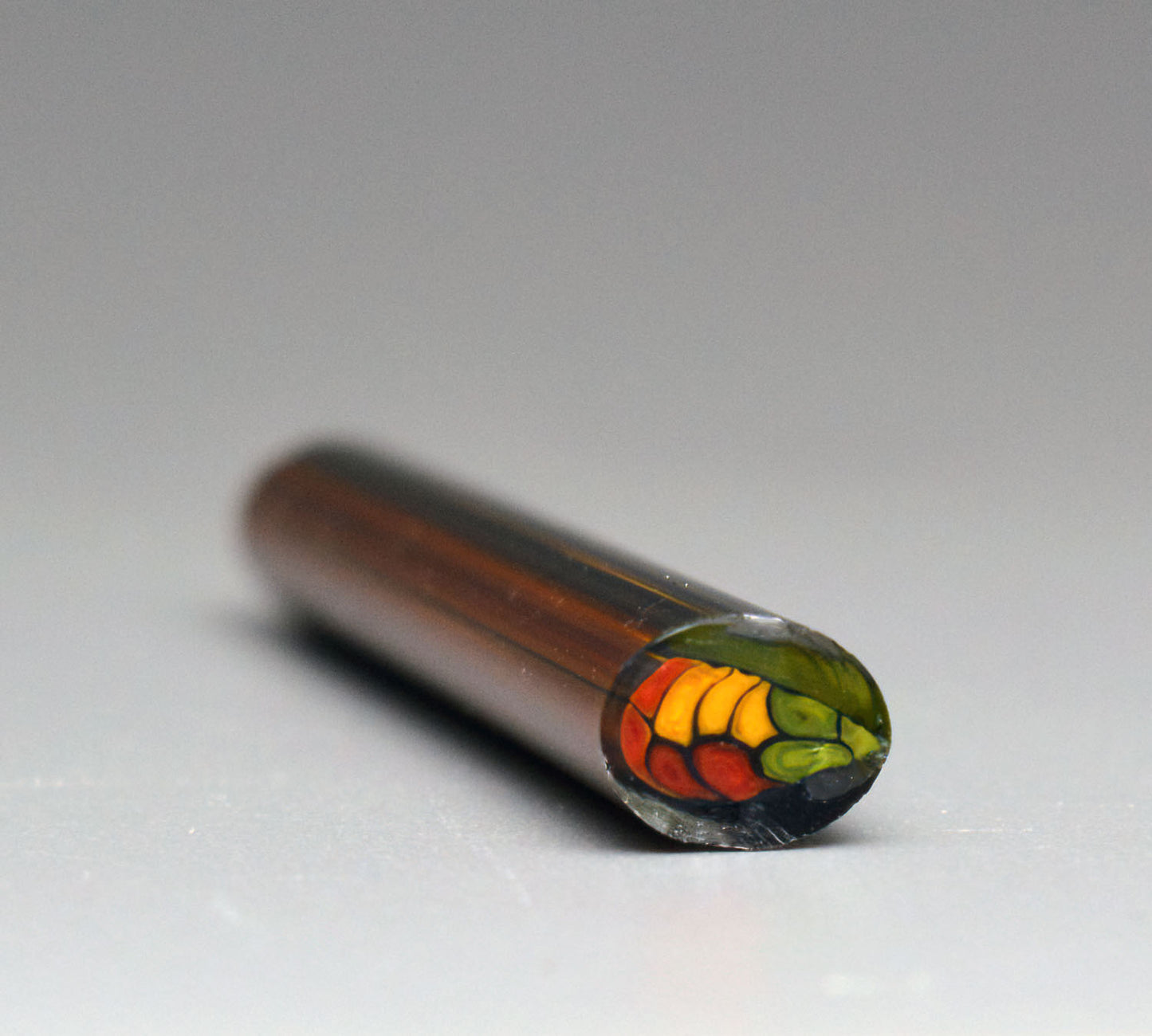 Murini leaves. FIRELEAF. Sticks 5 cm long. Materials for lampwork. Glass COE104