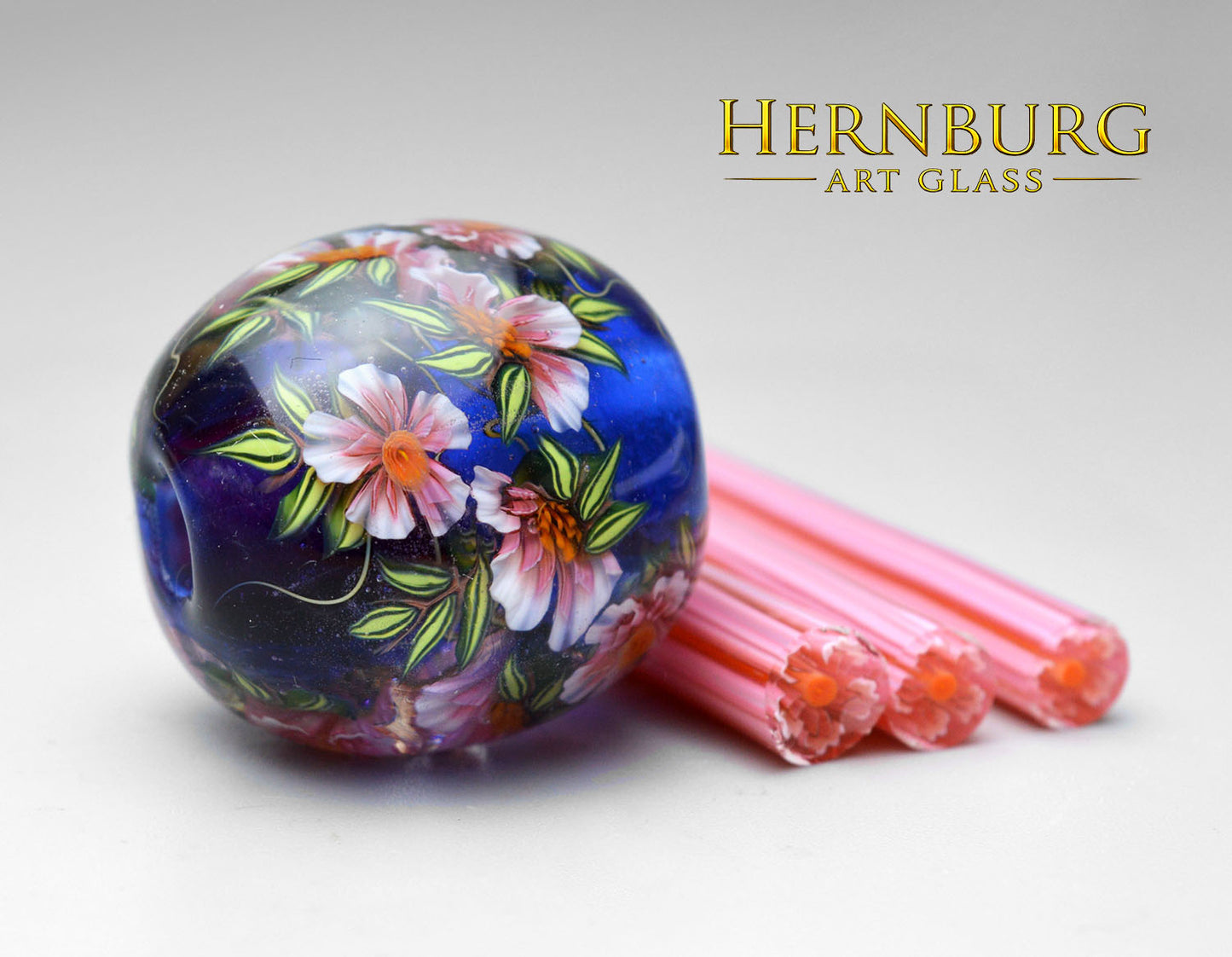 Murini flowers. PLUMOSA. Sticks 5 cm long. Materials for lampwork. Glass COE104