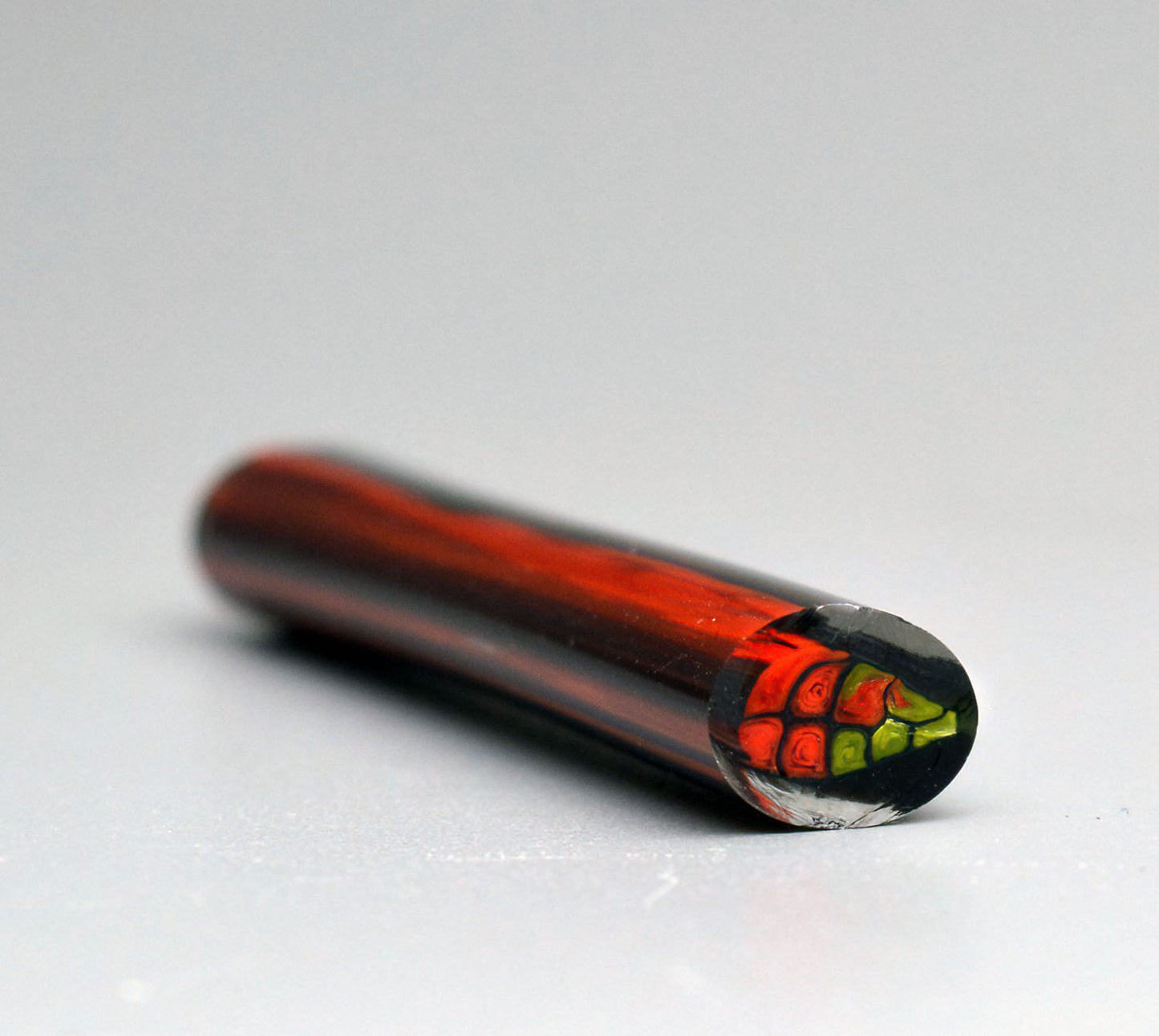 Murini leaves. FIRELEAF. Sticks 5 cm long. Materials for lampwork. Glass COE104