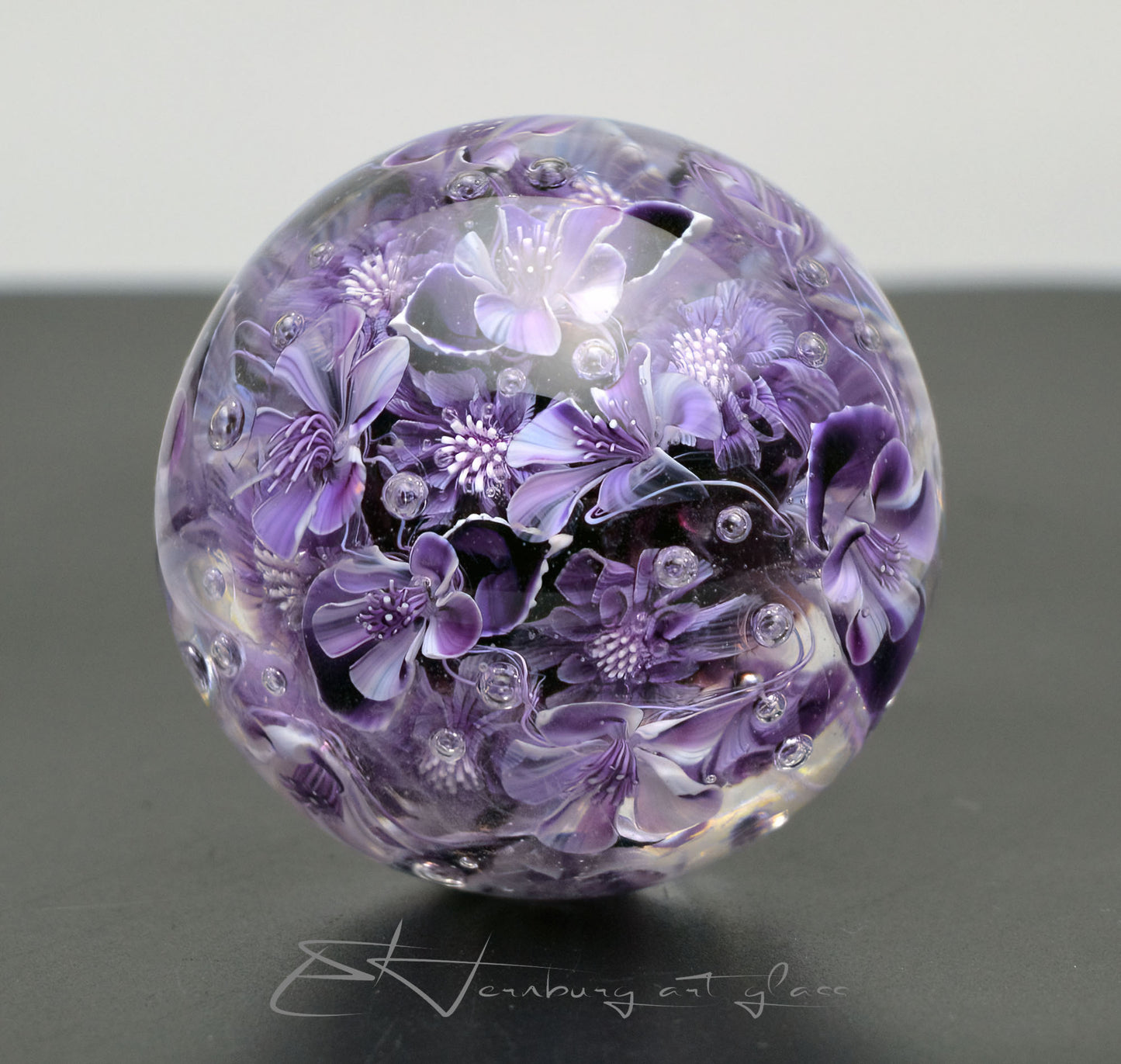 Marble. Glass. Collectible ball. Diameter 49 mm - 1.93 inch