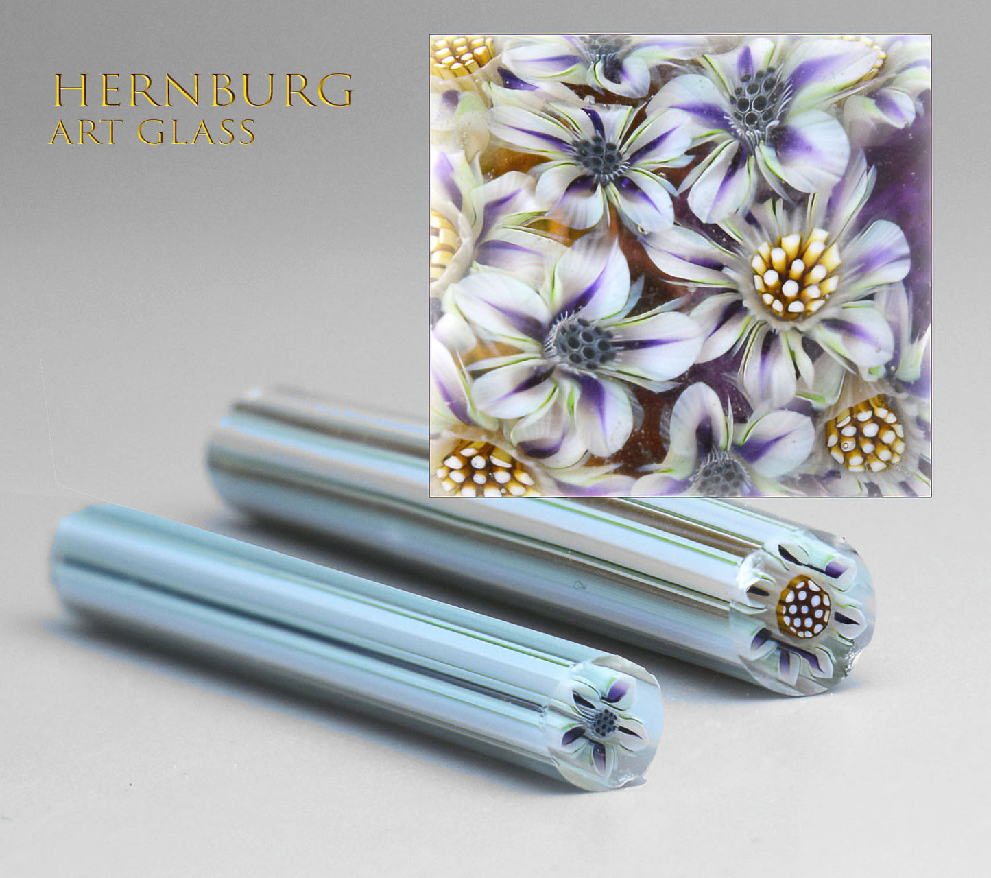 Murini flowers. JACQUARD. Sticks 5 cm long. Materials for lampwork. Glass COE104