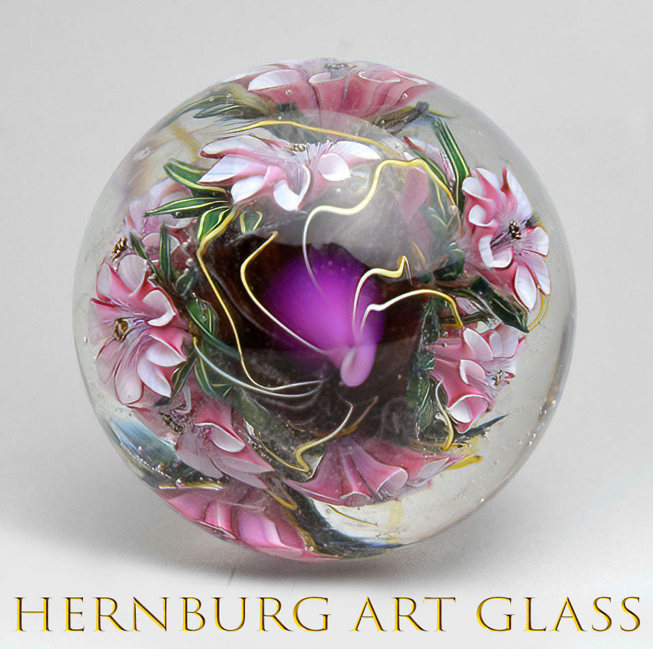 Marble. Collectible Sphere “Velior”. Glass. . Diameter — 40 mm (1.57”)