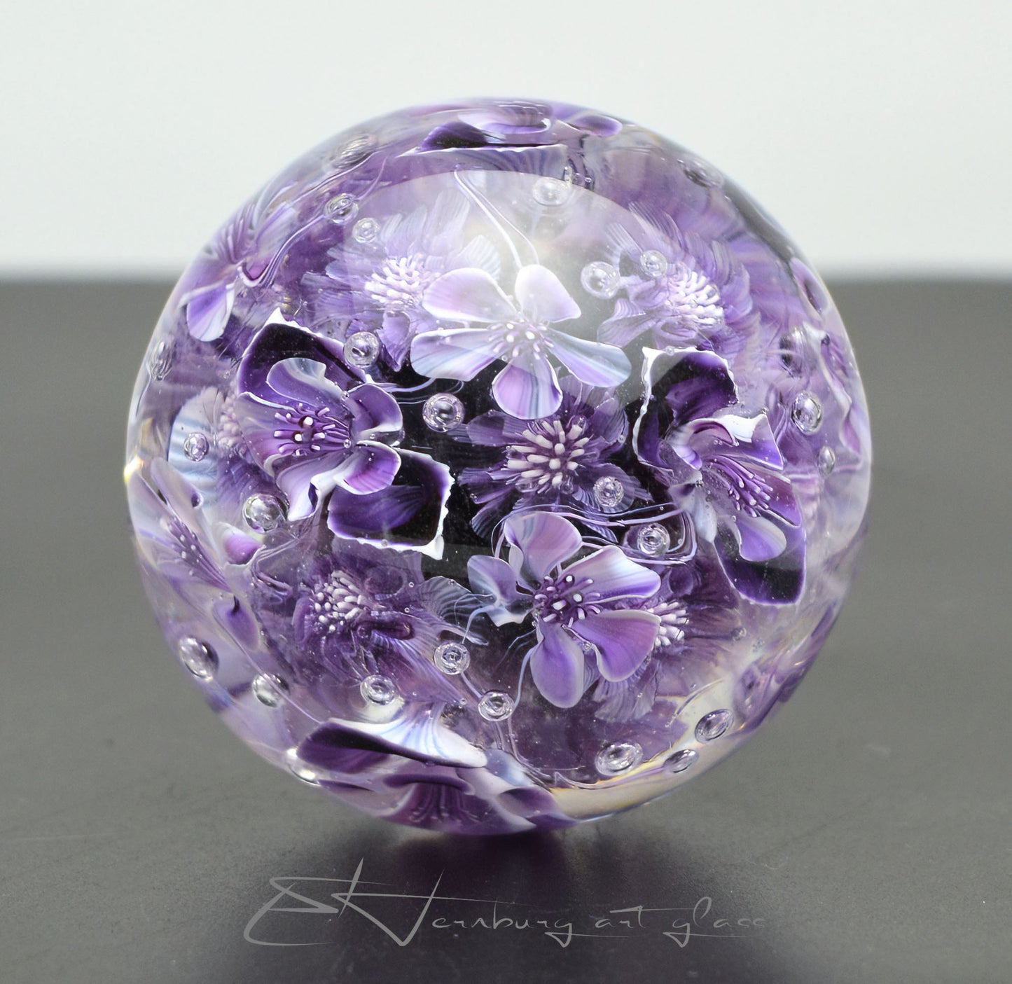 Marble. Glass. Collectible ball. Diameter 49 mm - 1.93 inch