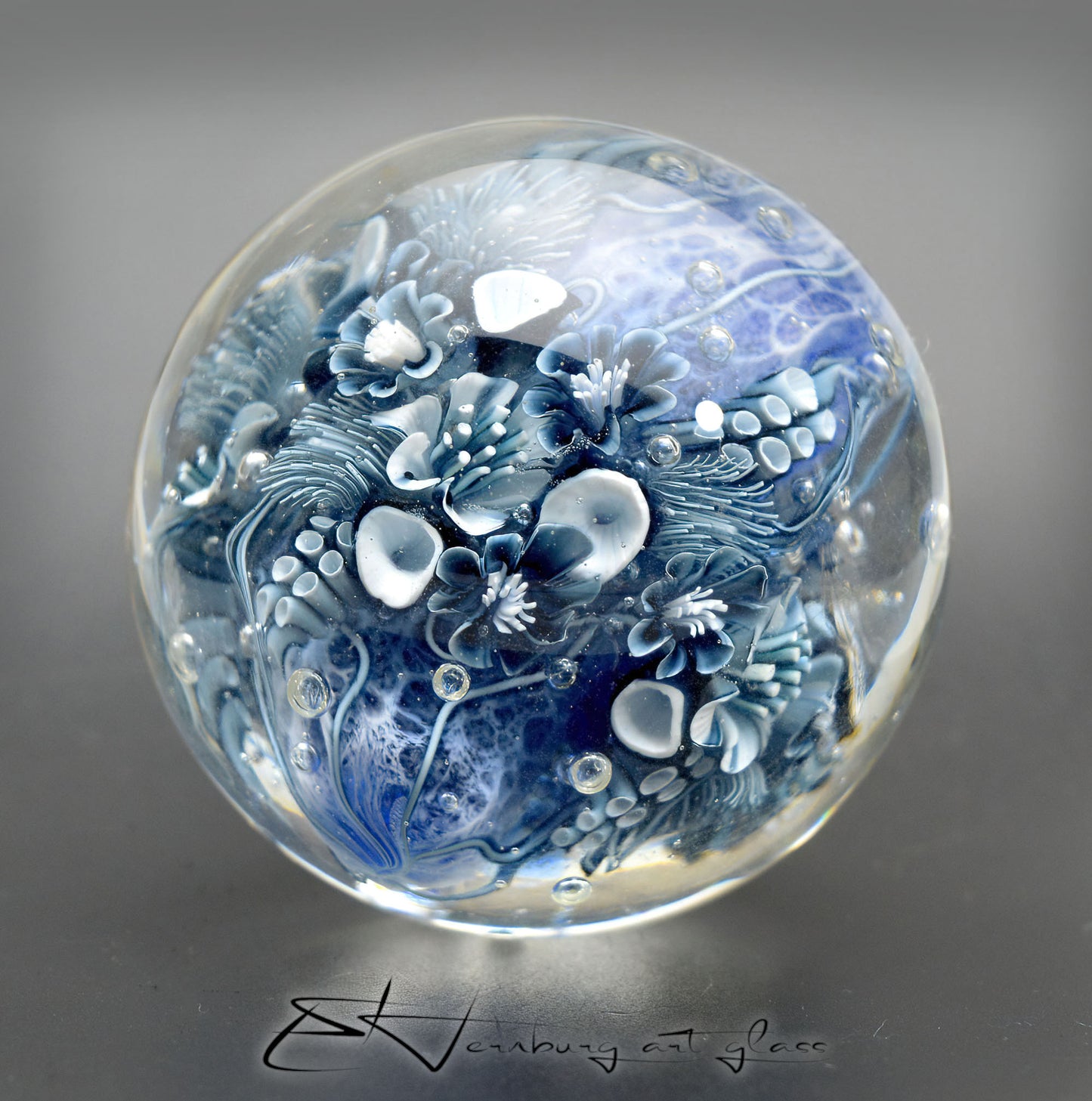 Marble. Collectible ball. Diameter 55 mm - 2.16 inch